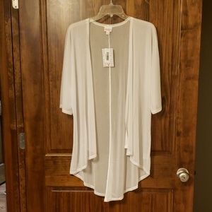 NWT LuLaRoe Lindsay Solid White Small